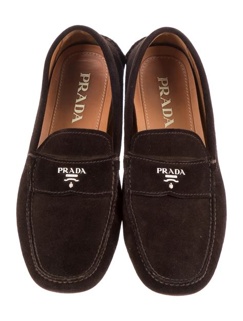 prada loaferz|Prada suede loafer.